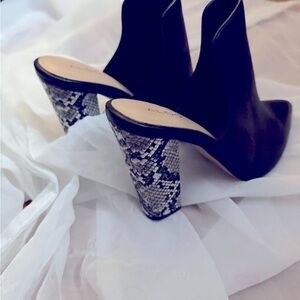 Vintage Aldo high heeled mules